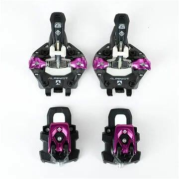 Wiązania narciarskie Marker MARKER ALPINIST 8 (w/o brake) - black purple