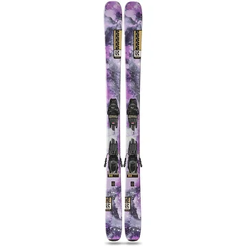 Narty damskie K2 RECKONER 92 W - M3 10 Compact Quikclik 100mm black - anthracite SET