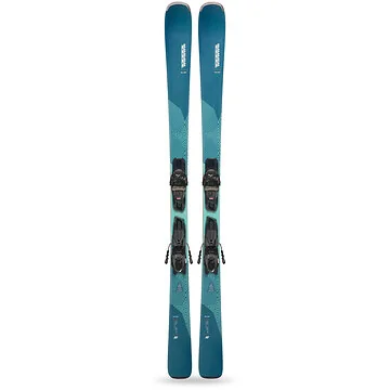 Narty damskie K2 BLUR 76 W - M3 10 Compact Quikclik 80mm black - anthracite SET