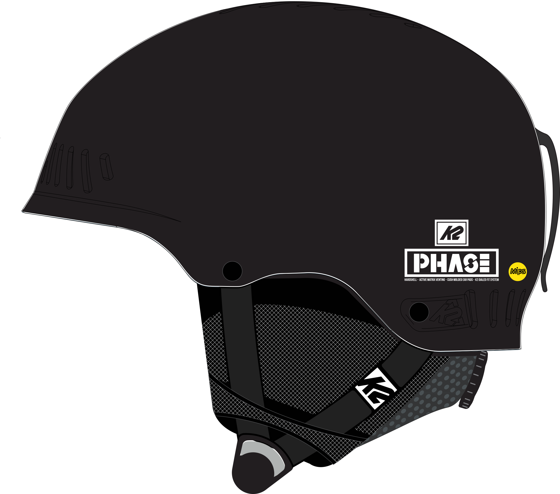 Kask K2 Phase MIPS Black K2