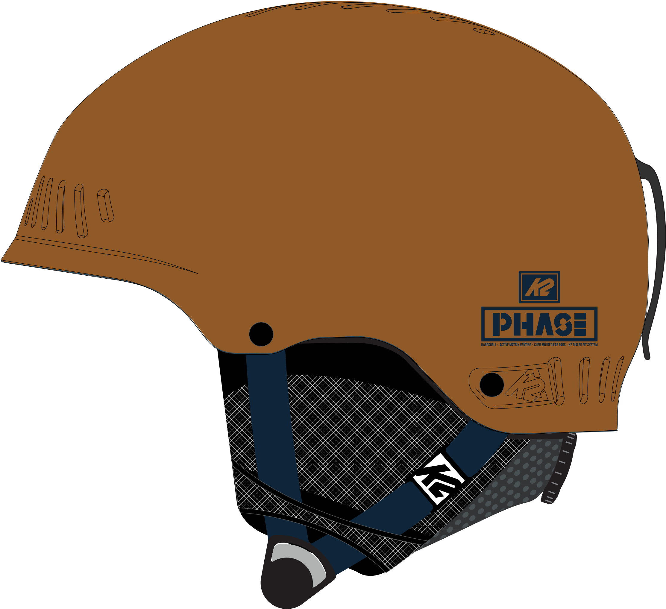 Kask K2 Phase Pro Brown K2
