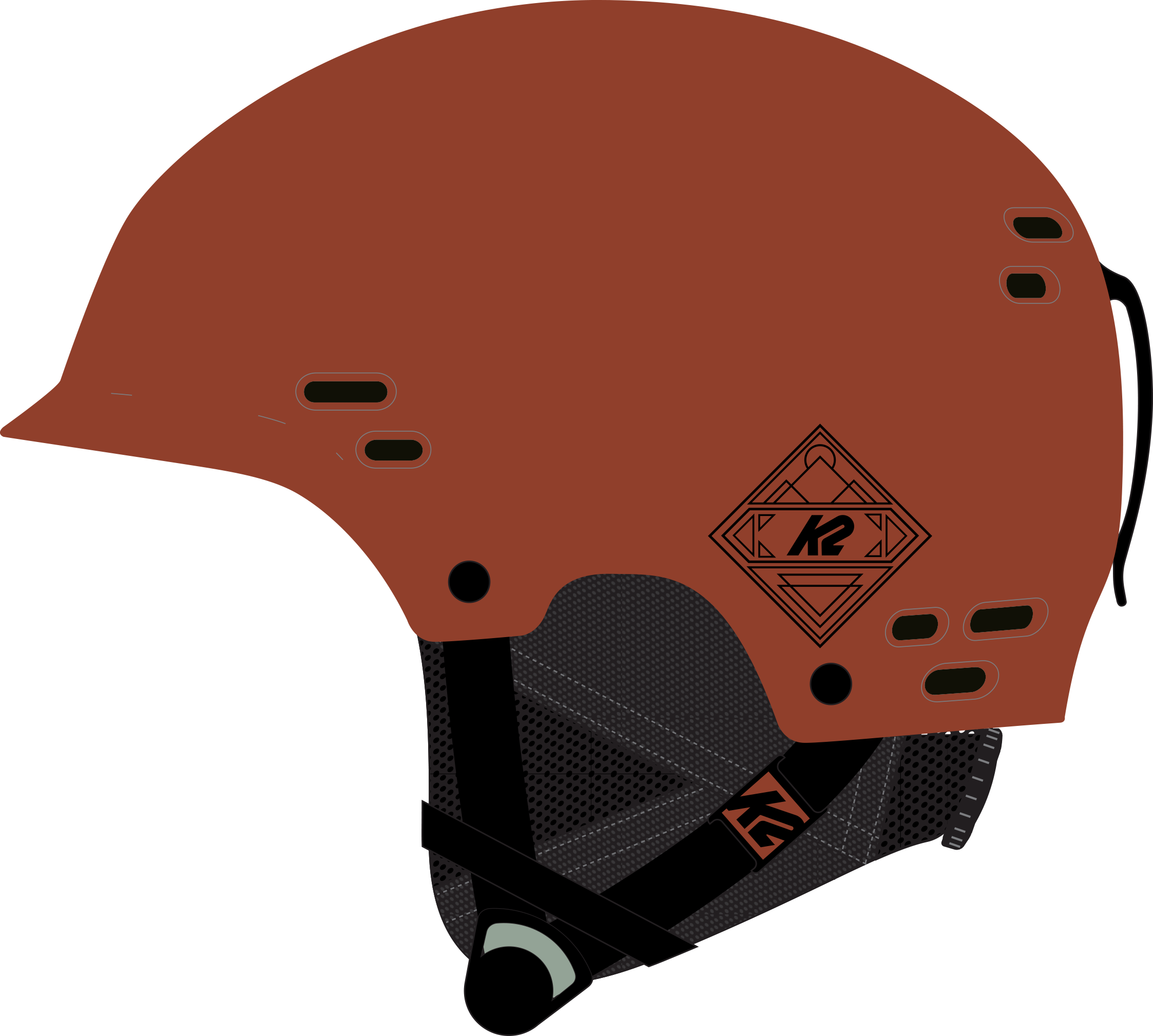Kask K2 Thrive Rust K2